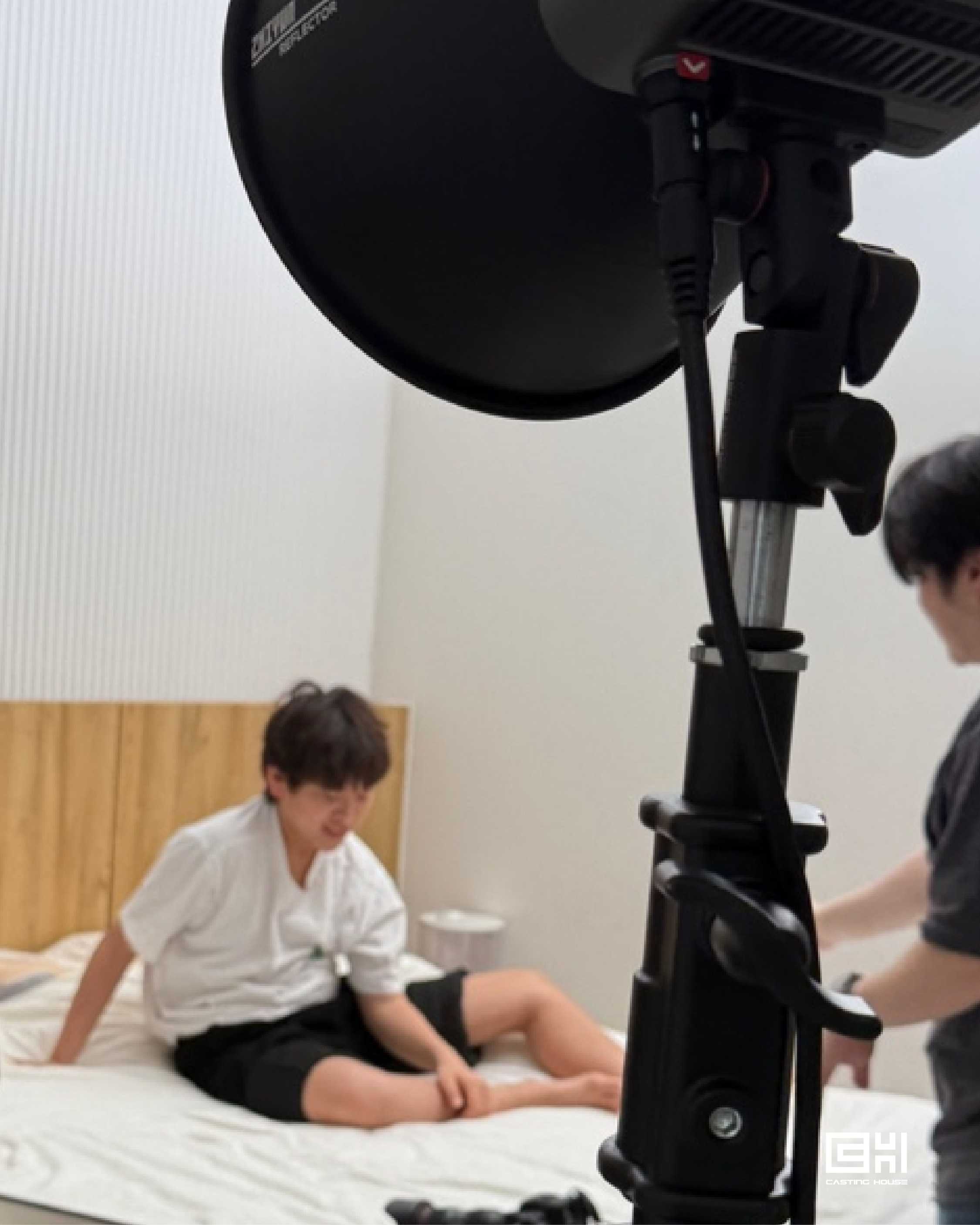 한의비책 성장혈 패치 광고 촬영