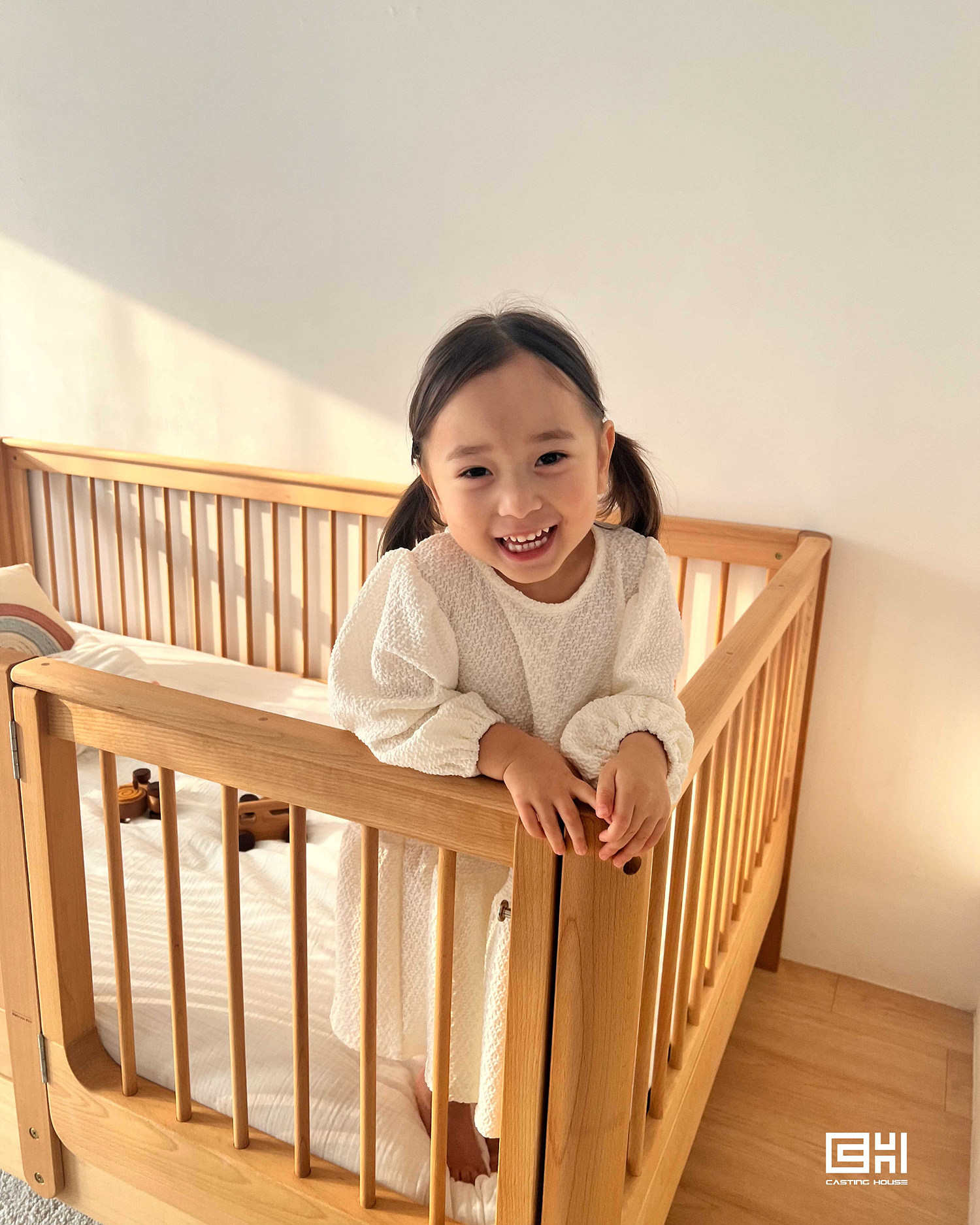 숲소리 유아용 침대 제품광고 촬영 현