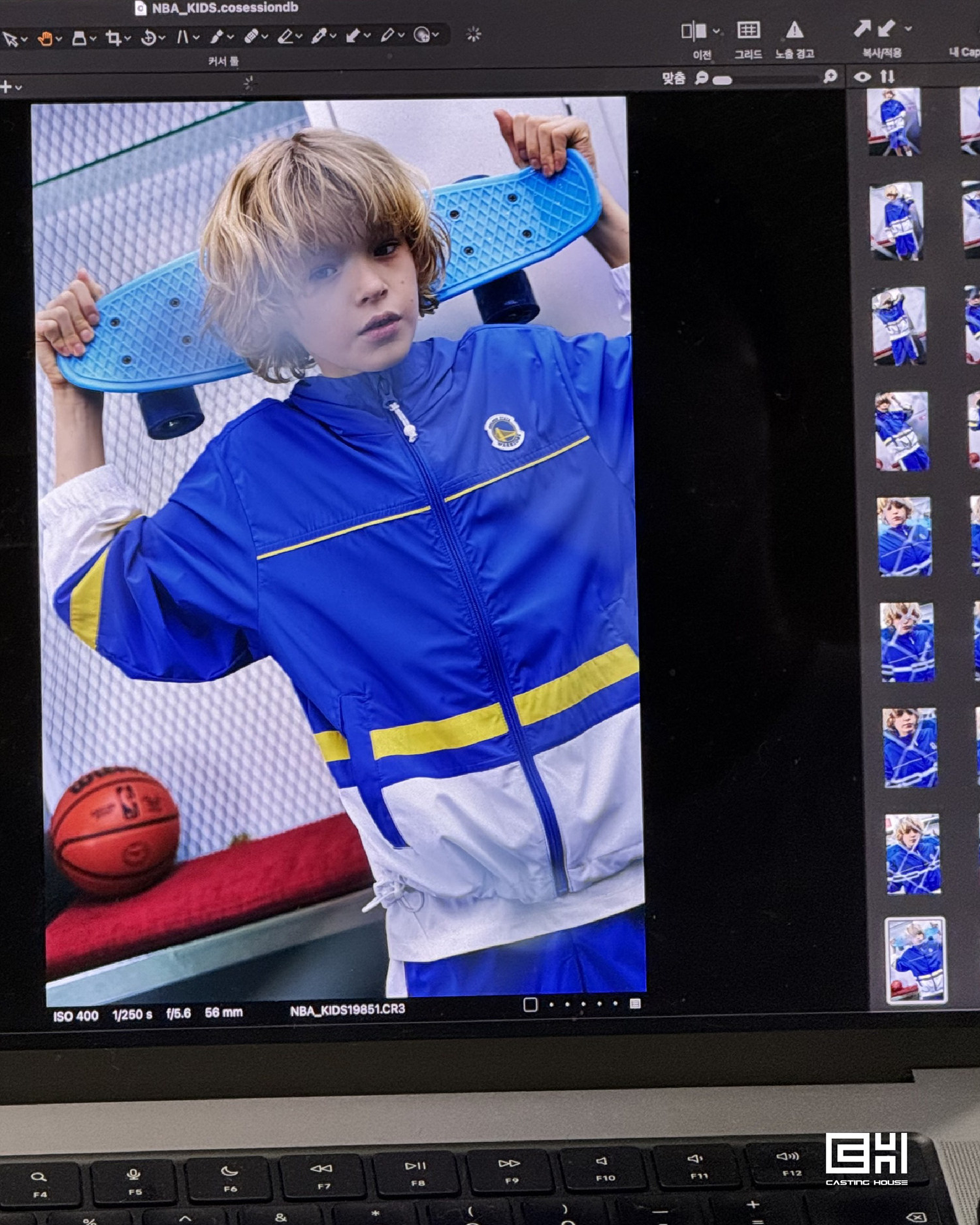 NBA KIDS 룩북 촬영 현장