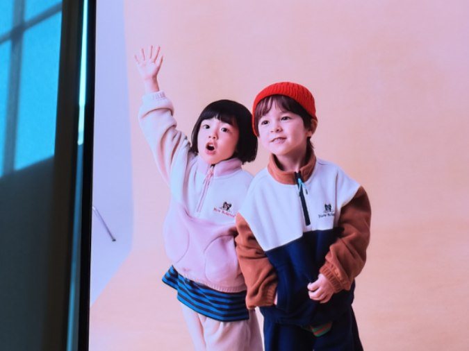 뉴발란스 키즈 화보 촬영