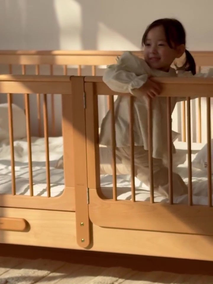 숲소리 유아용 침대 제품광고 촬영