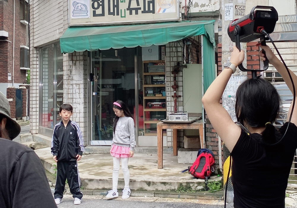 스포츠 브랜드 아디다스 홍보 영상 촬