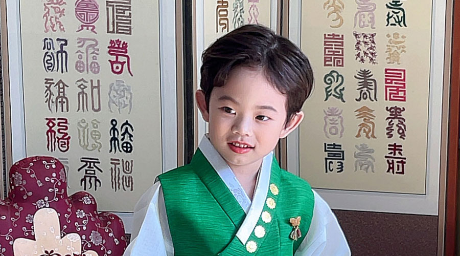 아동 한복 브랜드 카탈로그 룩북 촬영