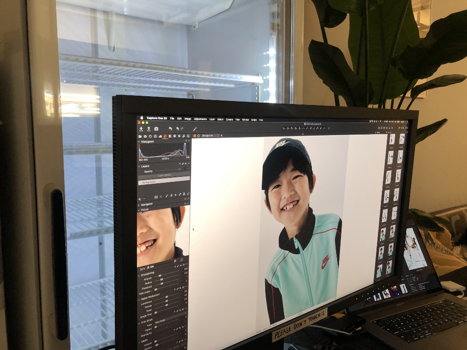스포츠브랜드 '나이키' 지면 광고 촬