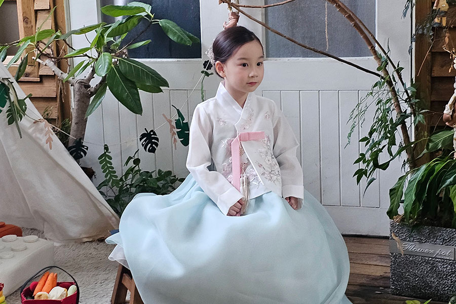 한복브랜드 시즌 카탈로그 룩북 촬영 