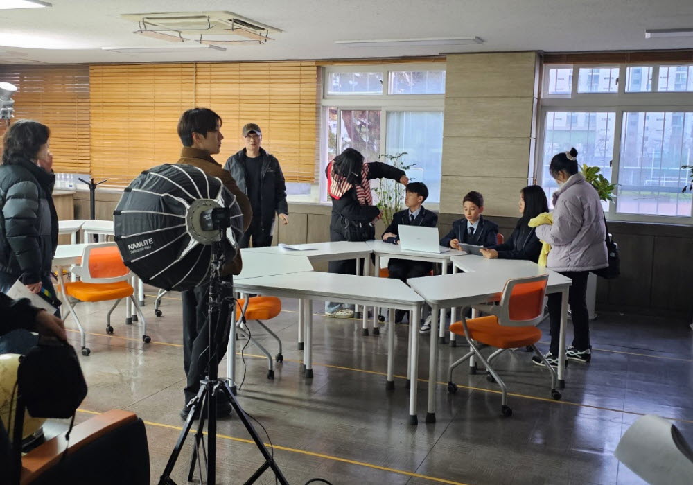 경기도 교육청 홍보영상 촬영 현장