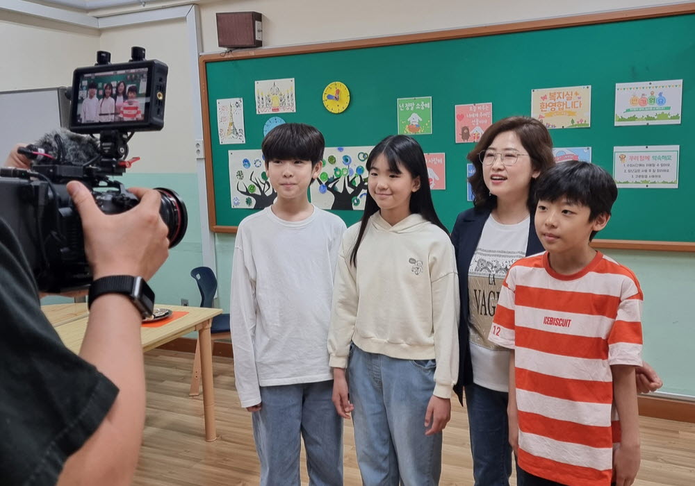 월드비젼 캠페인 촬영 현장