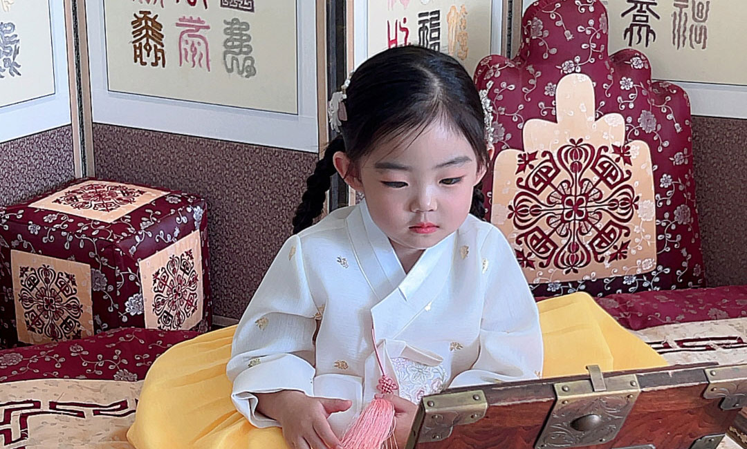 아동 한복 브랜드 카탈로그 룩북 촬영