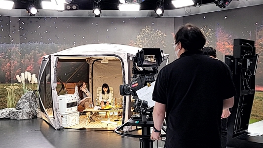 신세계홈쇼핑 신일 히터팬 녹화방송 촬