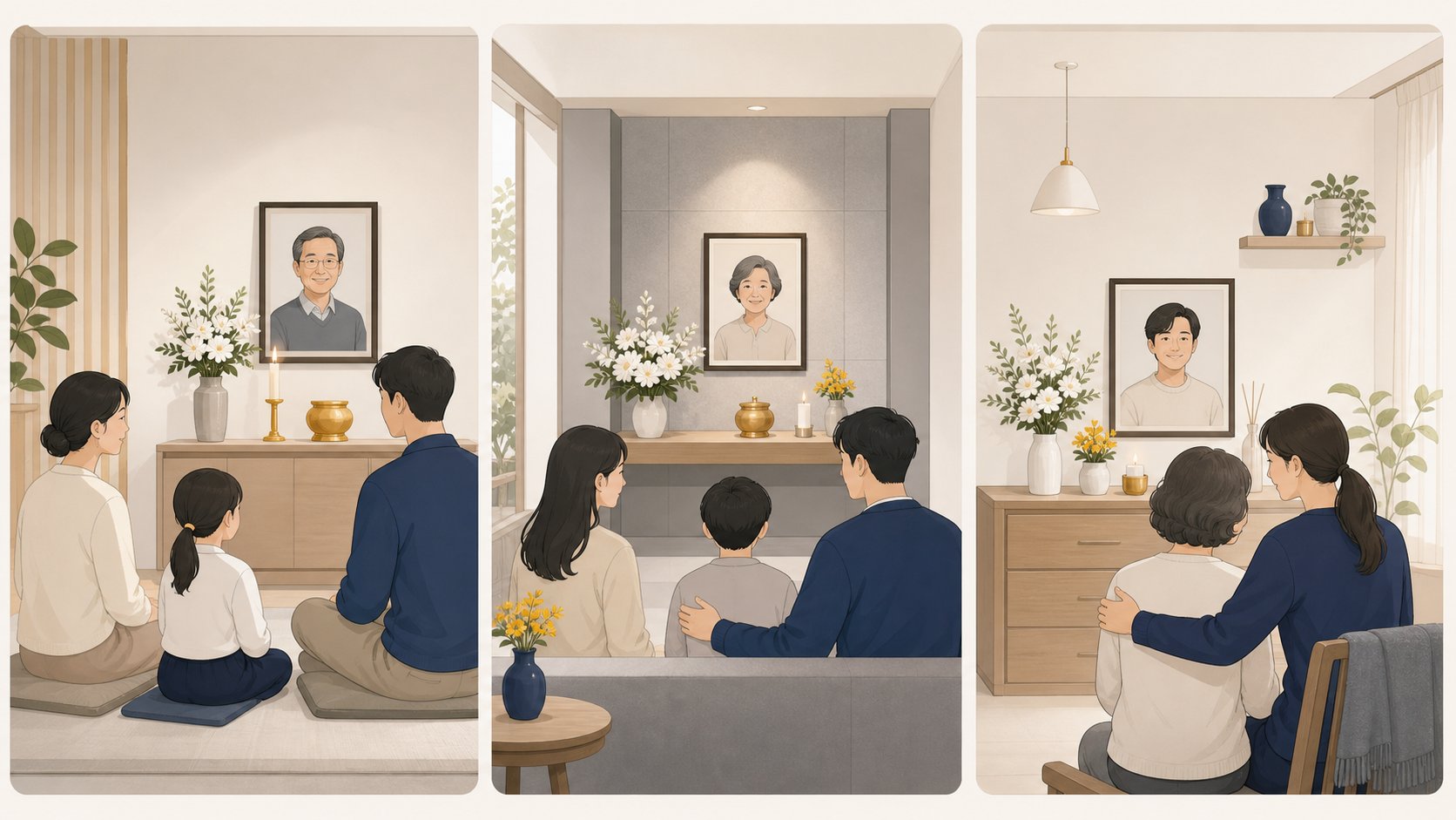 종교별 장례 진행 차이, 기독교 천주교 불교 장례 비교 안내
