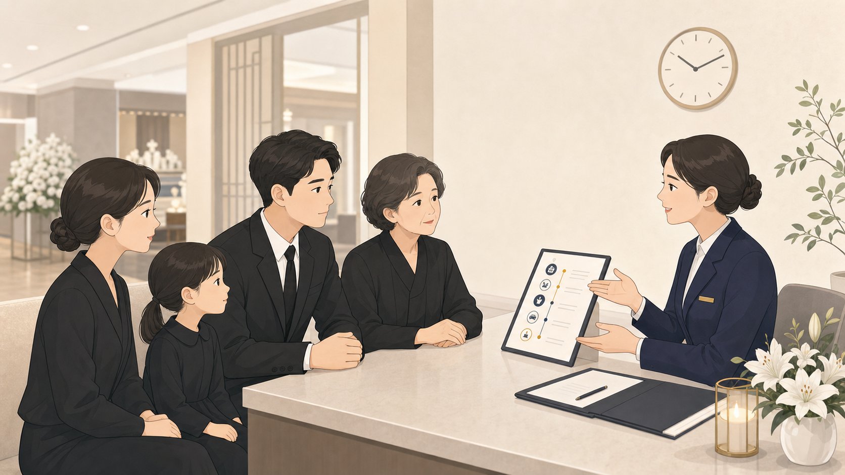 장례식장 절차 24시간 타임라인, 임종부터 첫날 조문까지 순서 정리