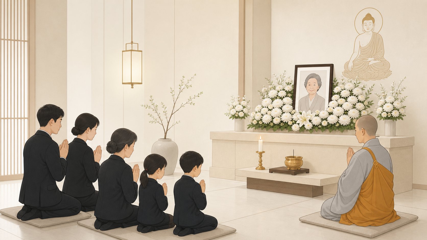 불교식 장례 절차와 다비식