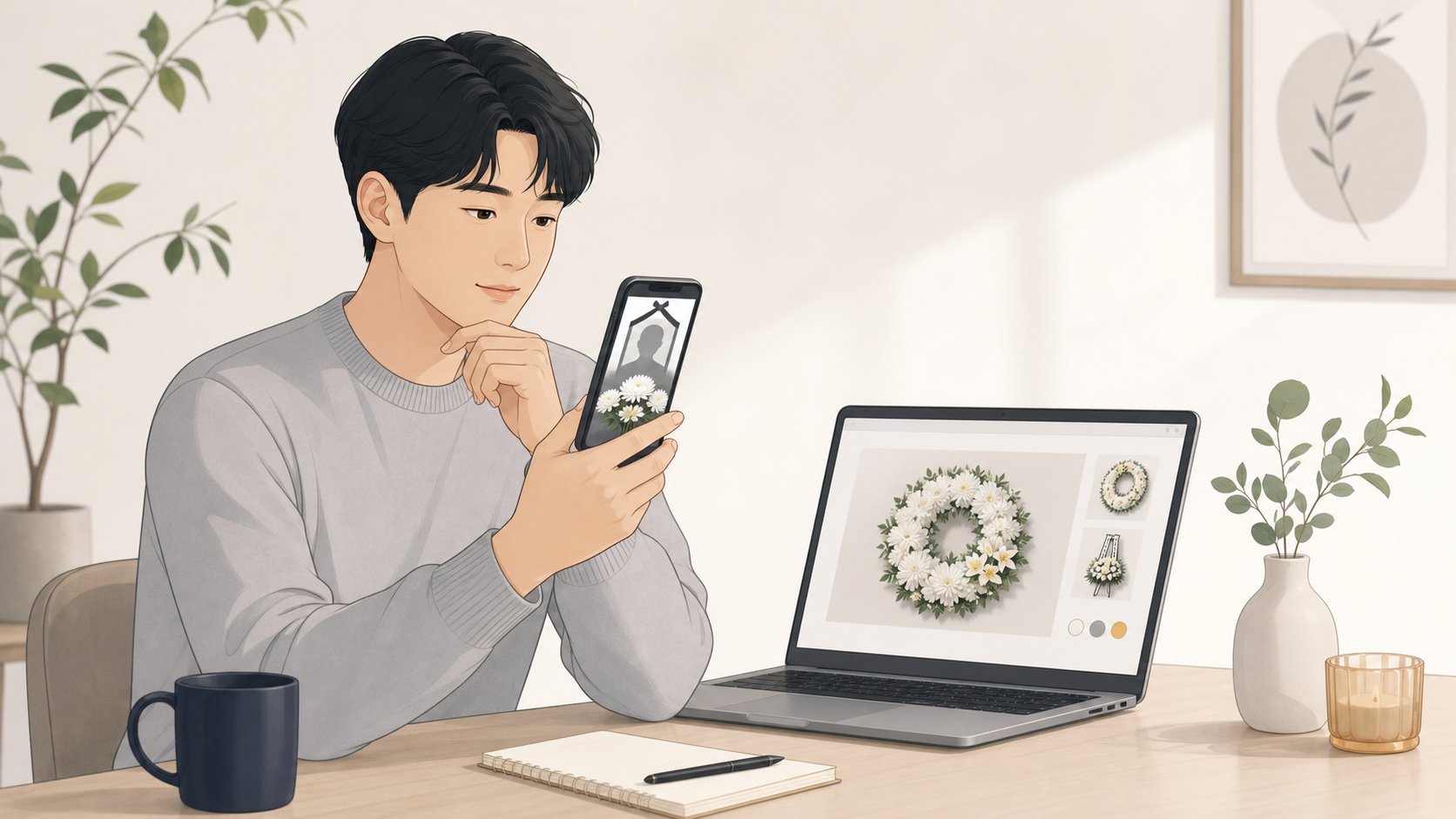 장례 근조화환 보내는 법과 추천 문구 정리, 주문부터 리본 문구까지