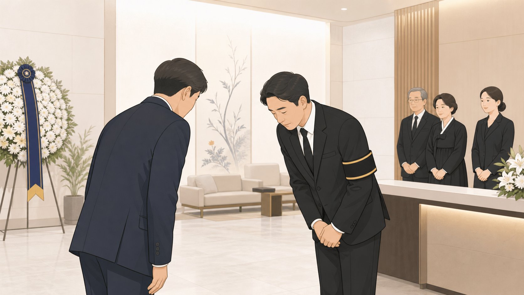 상주 완장과 상장 리본의 의미, 착용 방법 안내
