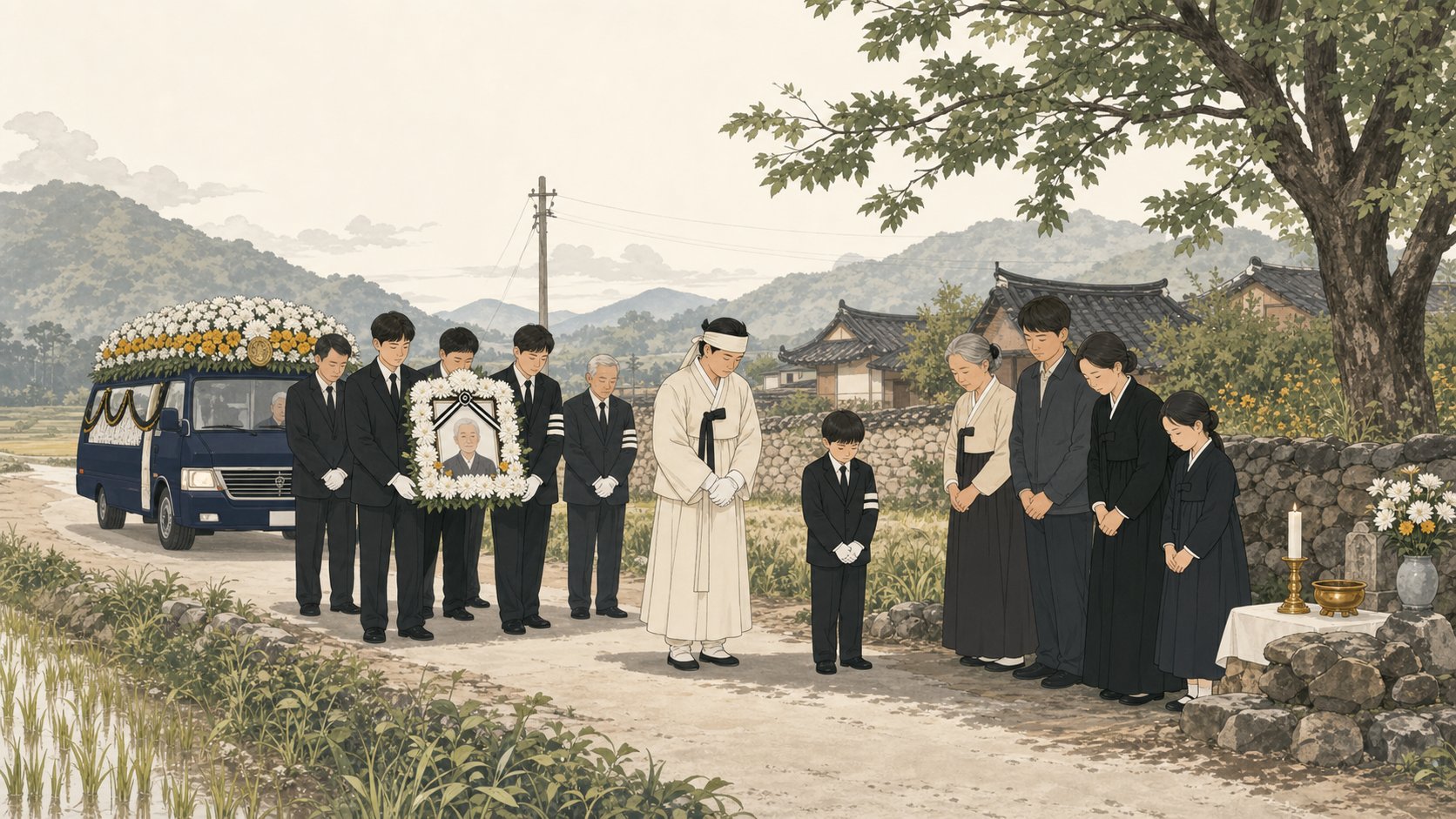 노제 의미와 발인 길에 지내는 방법 안내