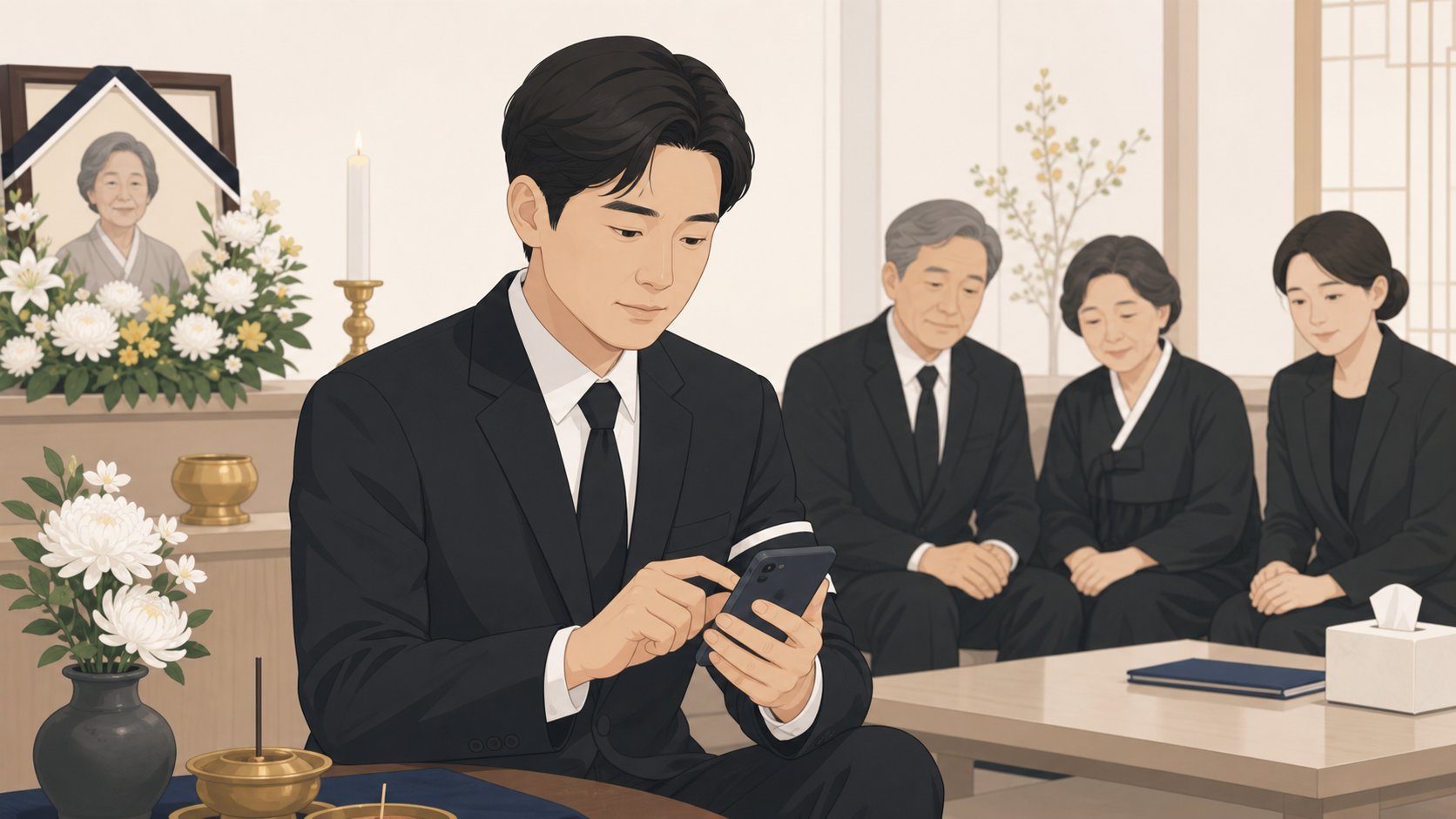 모바일 부고장 만드는 법, 무료 양식과 전송 방법 정리