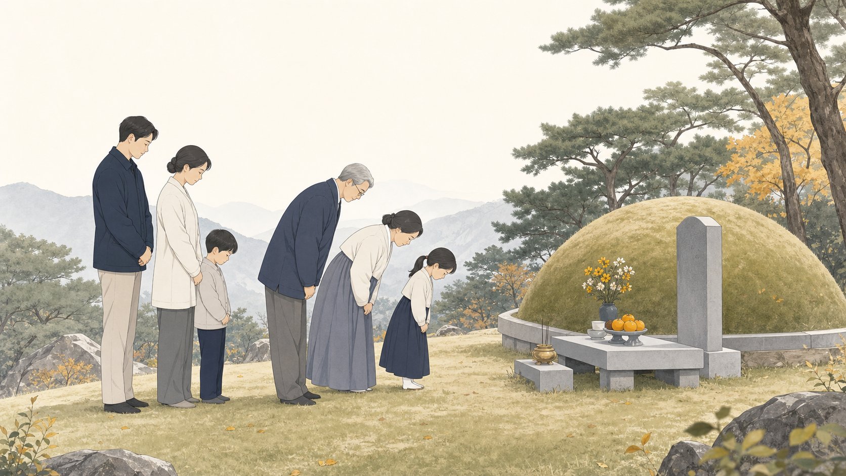 성묘 가는 법, 시기와 절차 예절 차분히 안내