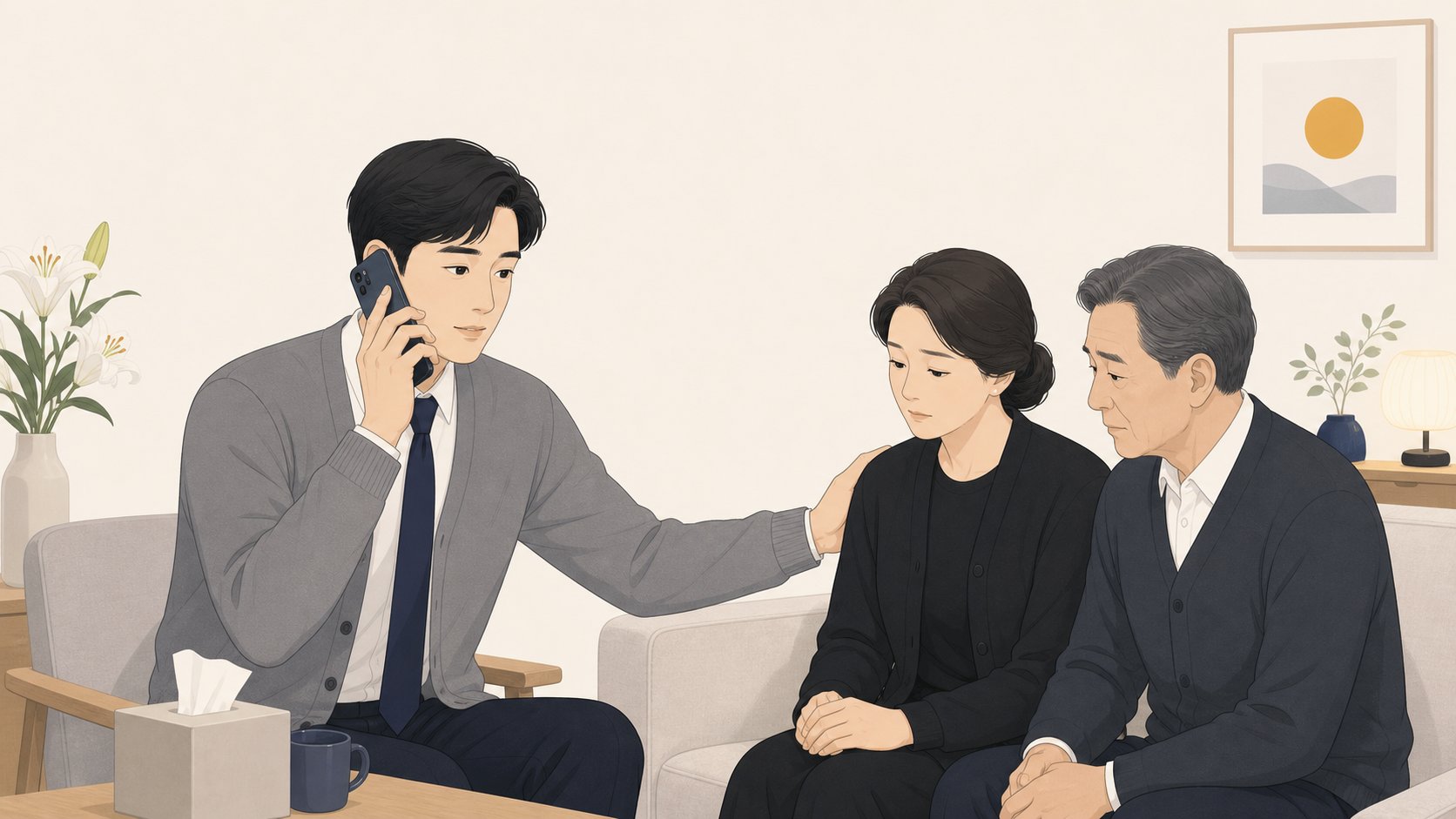 빙부상 상조 사위가 처가 상조 연락과 진행을 도울 때