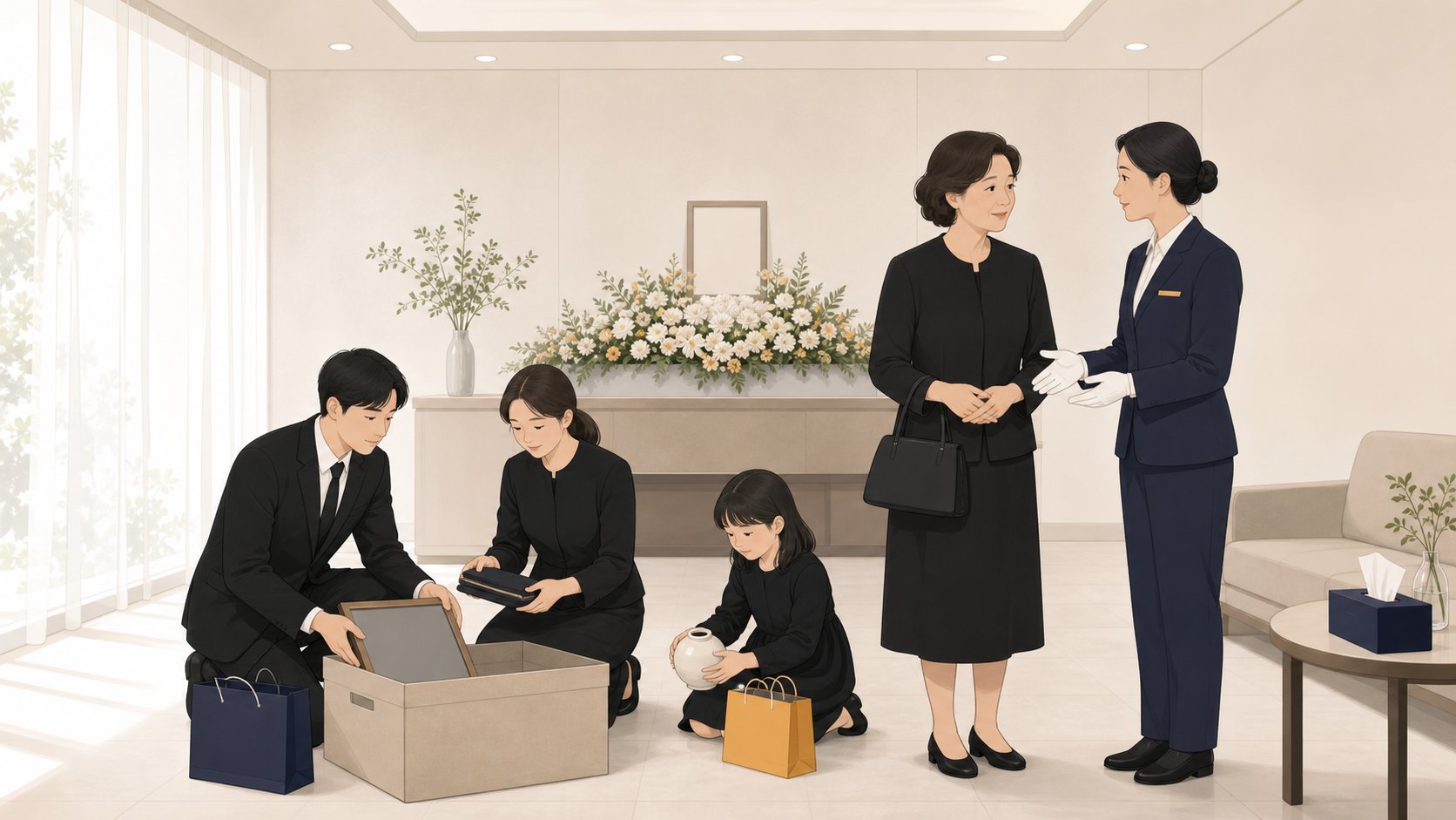 발인 후 남은 화환과 음식, 물품 정리하고 처리하는 법