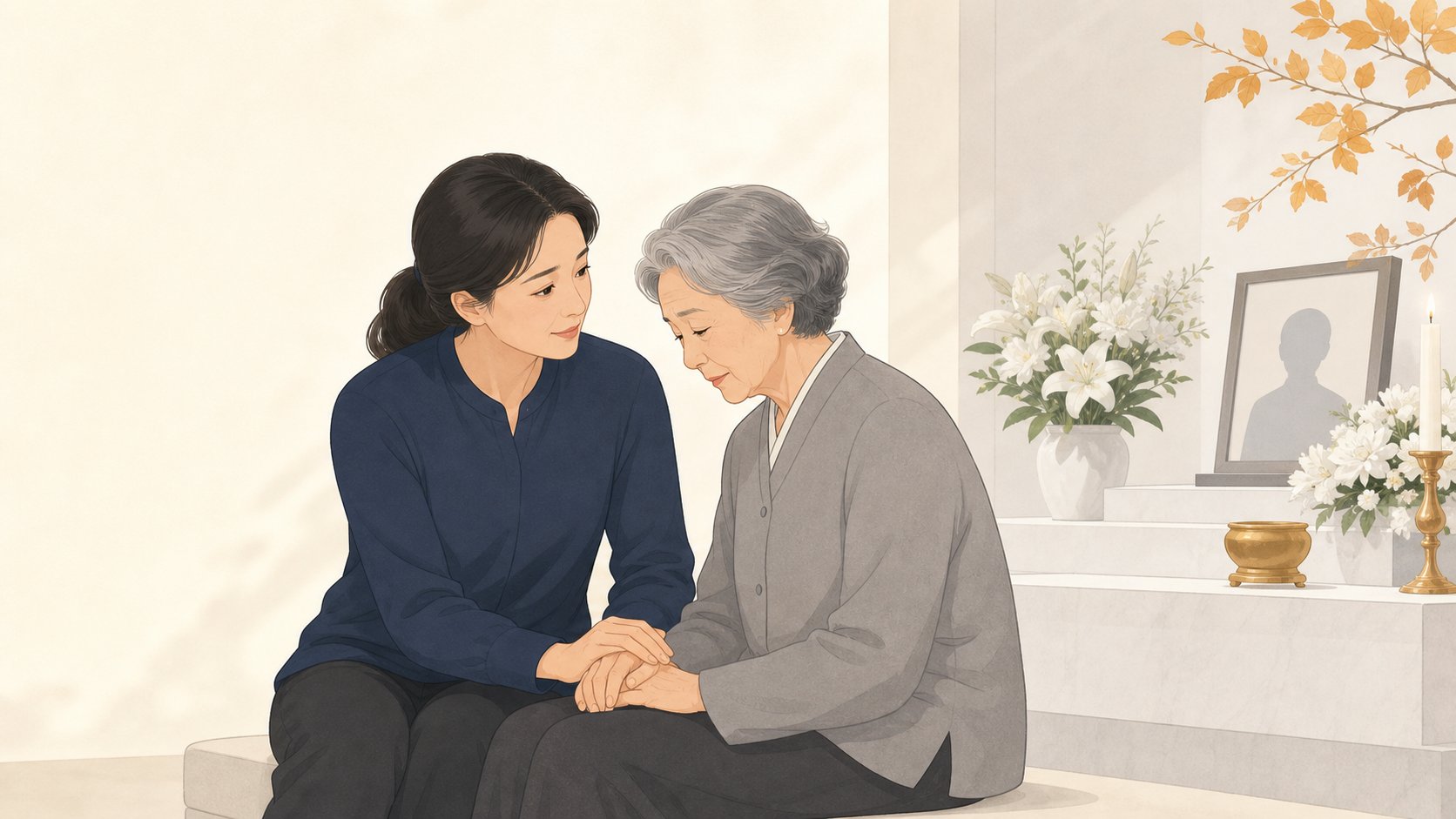 사별 후 부모 돌봄 홀로 남은 부모를 장례 중에 챙기기