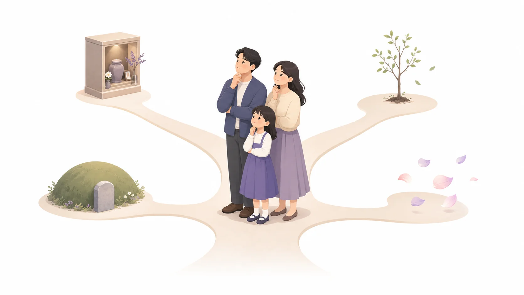 장지 종류 비교 봉안당 수목장 묘지 산분장 무엇이 다를까