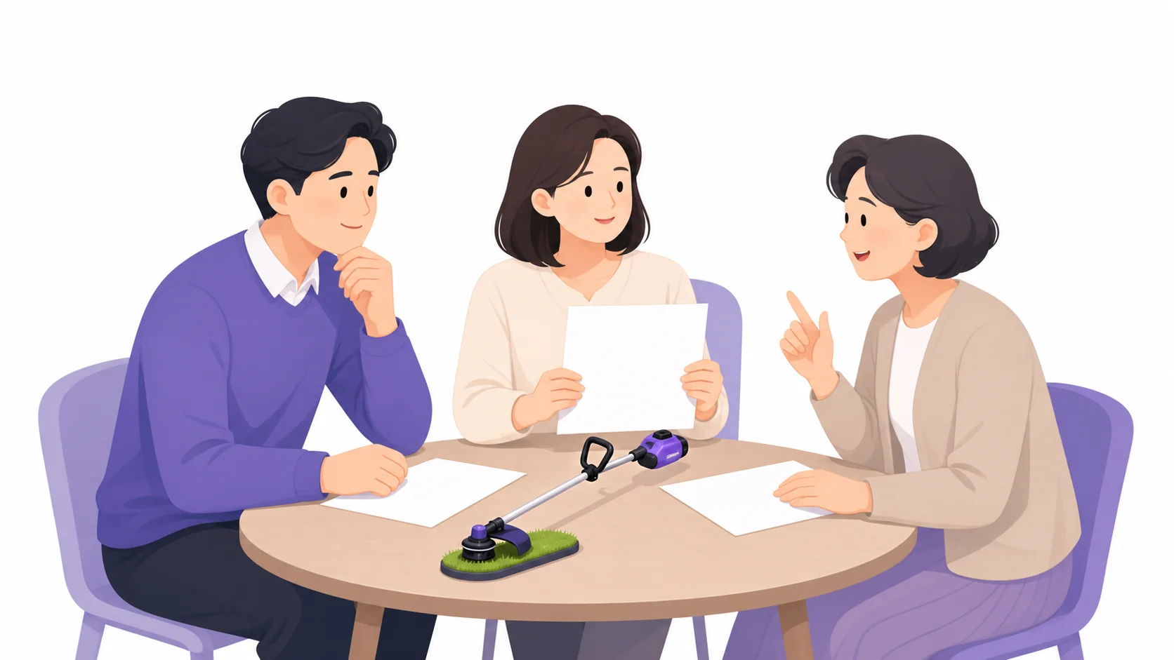 직접 벌초와 대행을 상의하는 가족
