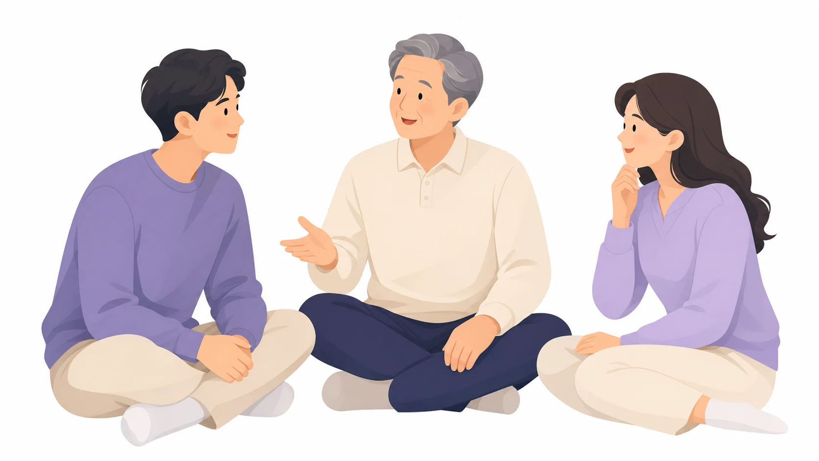 부모와 자녀가 장례 방식을 함께 정하는 대화