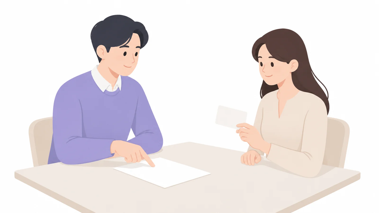 장례식장 상담에서 결제 방식을 확인하는 유족