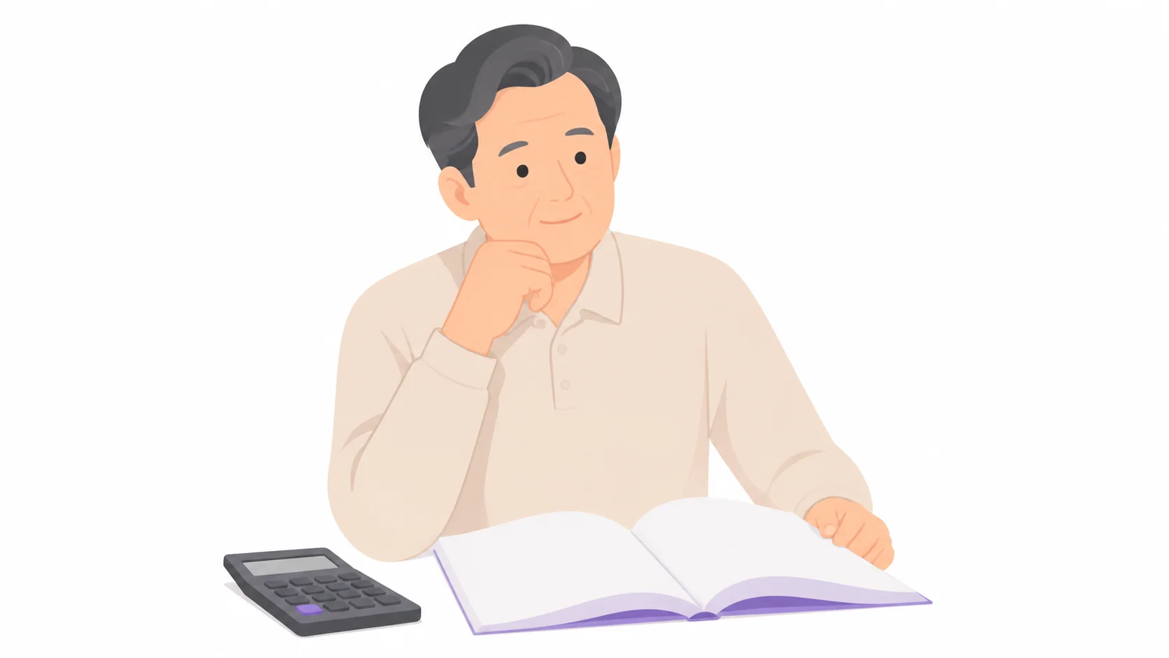 연장 사용료와 관리비를 계산해 보는 모습