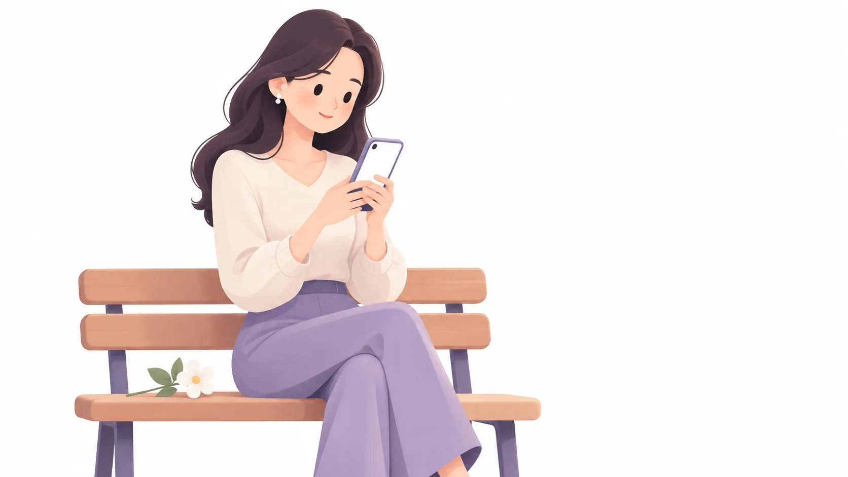모친상 소식을 들은 친구에게 위로 문자를 쓰는 모습