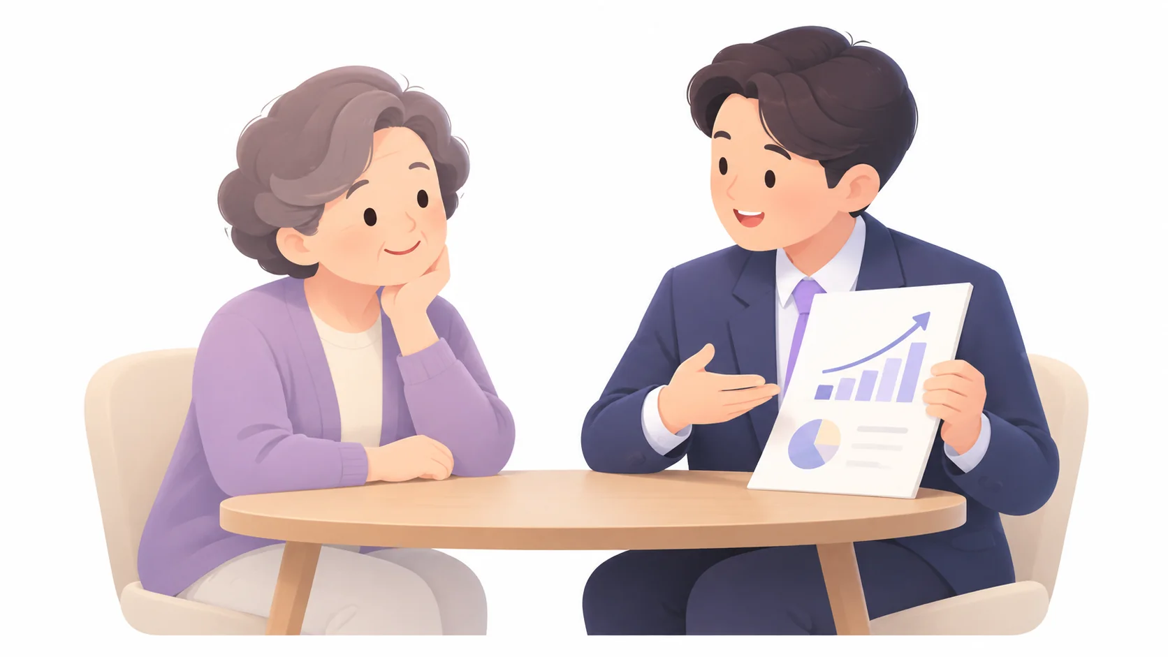 상속세 신고세액공제와 가산세 설명을 듣는 유족