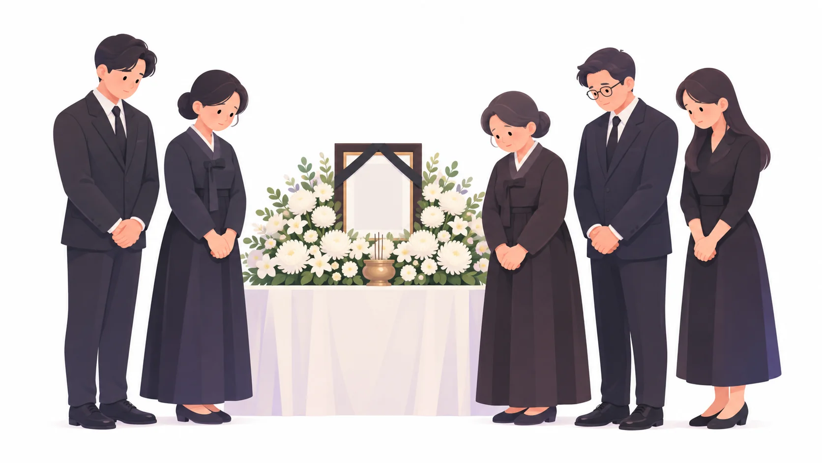 가족끼리 조용히 치르는 작은 장례