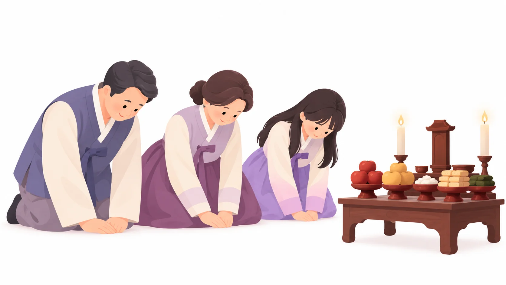 가족끼리 간소하게 지내는 기제사