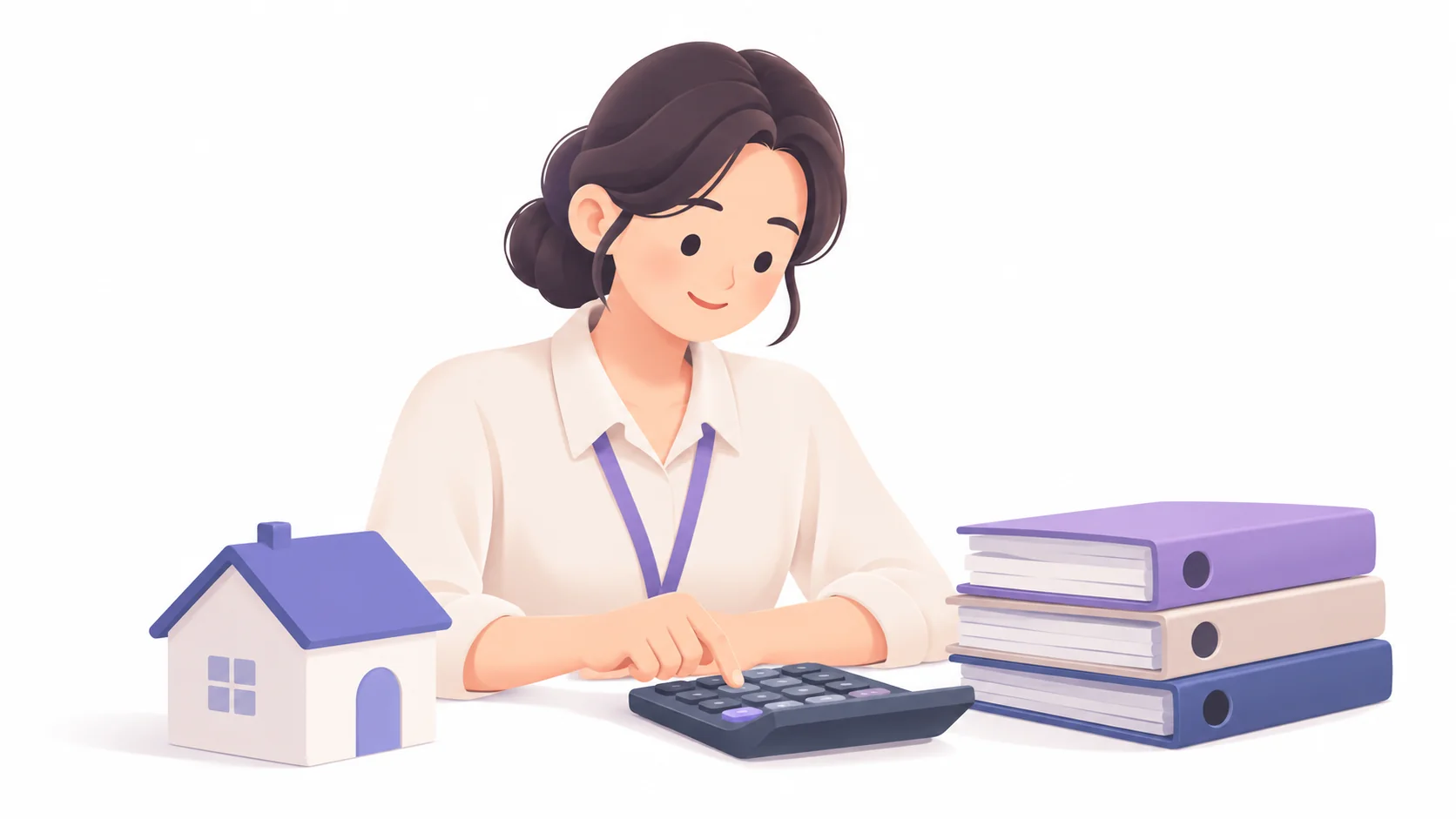 동거주택 상속공제 금액을 계산하는 모습
