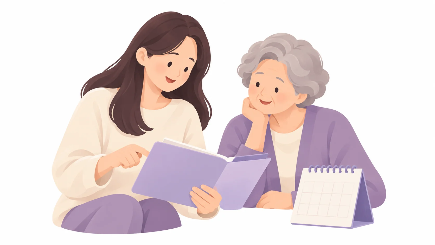 장례비와 재산을 미리 정리하는 모녀