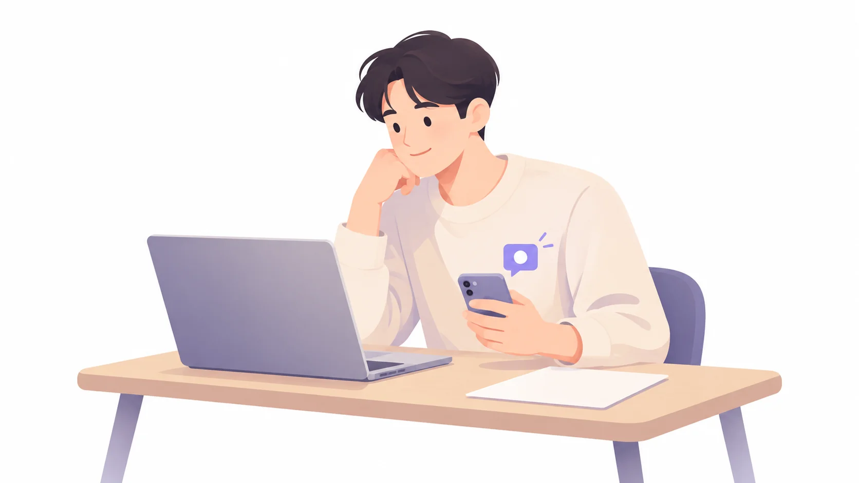 문자 안내를 받고 금융감독원 홈페이지에서 조회 결과를 확인하는 상속인