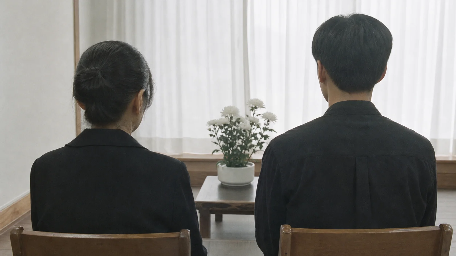 고인을 모시고 가족이 함께 맞는 조용한 첫날