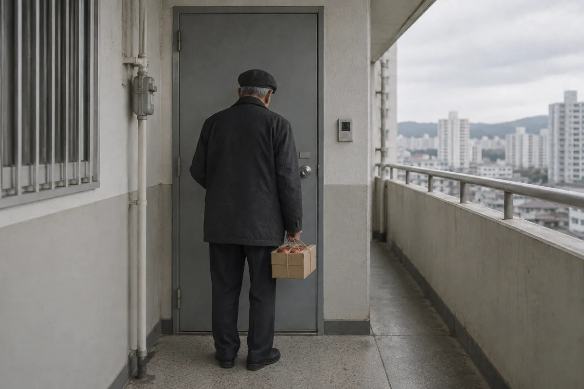 장례 뒤 과일 상자를 들고 찾아온 고인의 오랜 친구