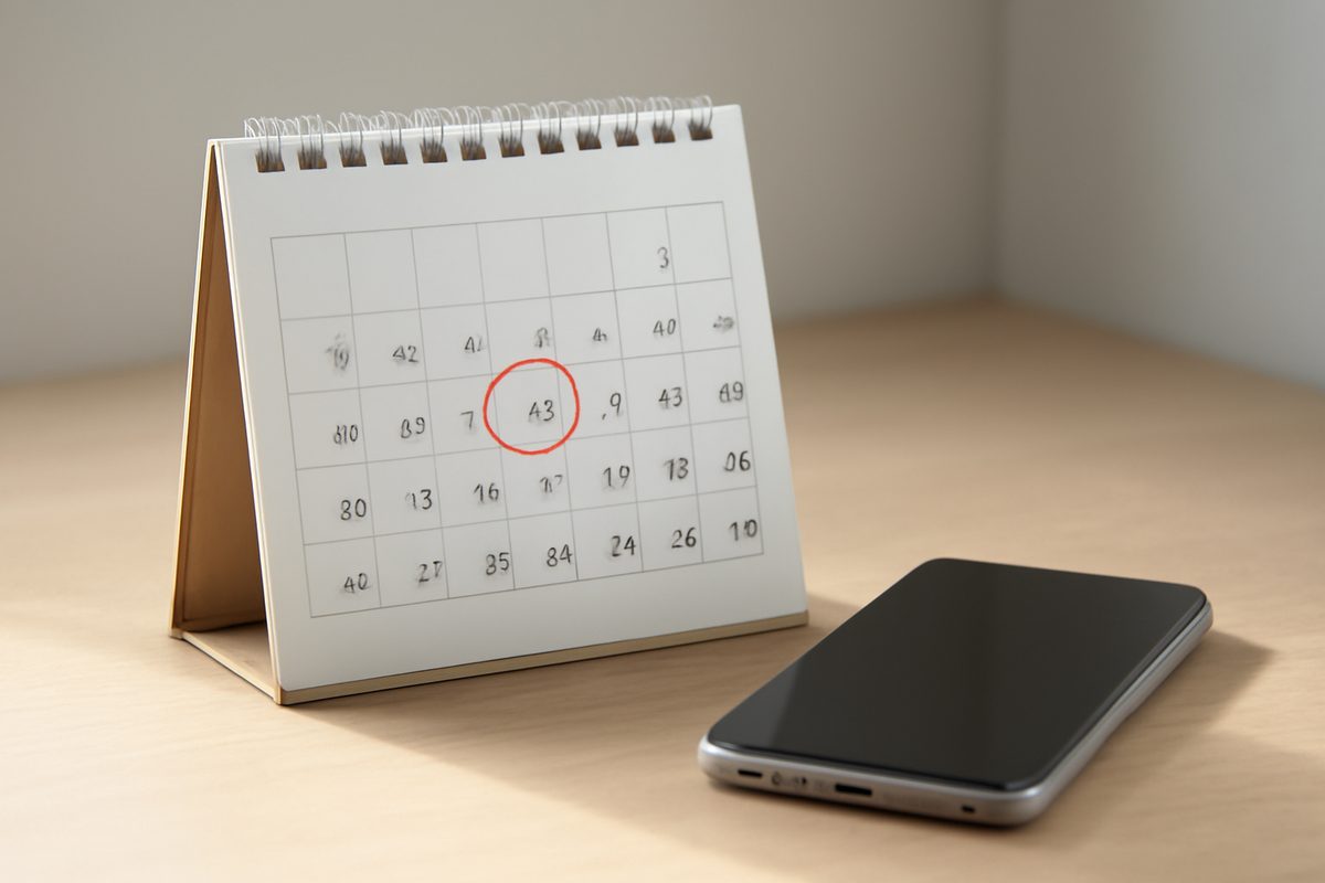 10월 24일 토요일 저녁 일정을 표시한 달력, 방송 시간