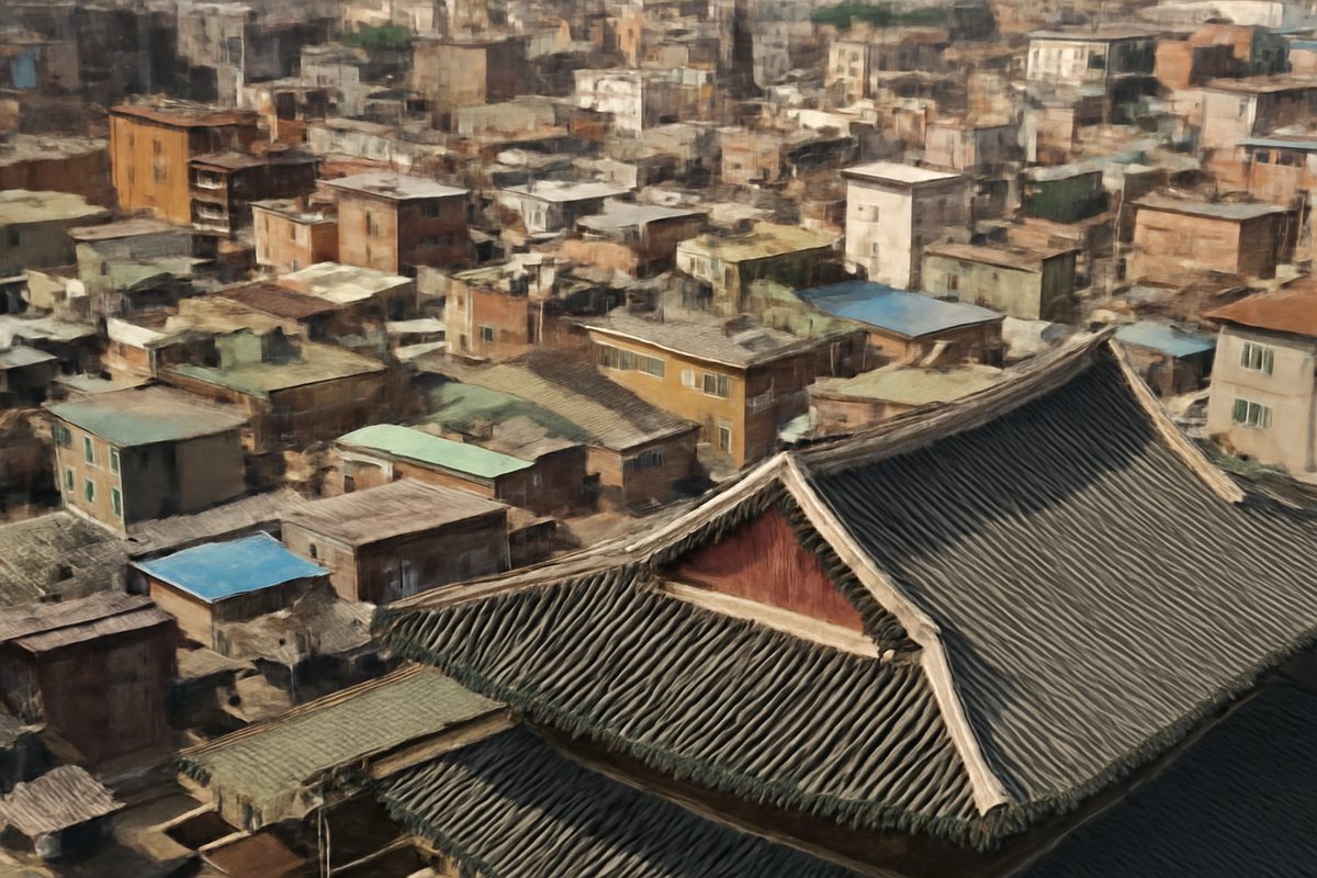 종묘 인근 서울 도심 전경, 세운4구역 재개발 현재 단계