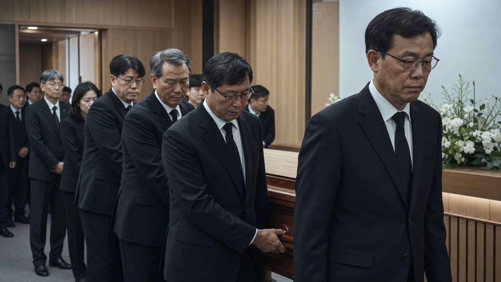 현대 장례에서 고인을 함께 모시는 운구 위원