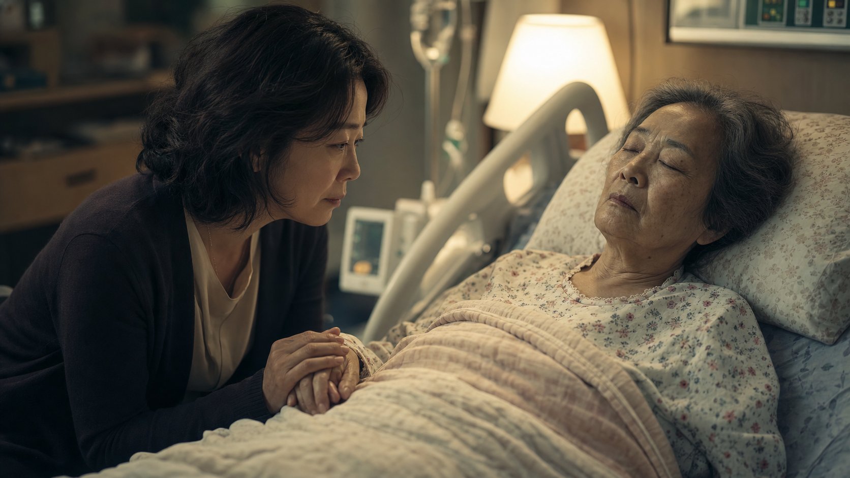 임종 직전 신체 변화와 가족 대처