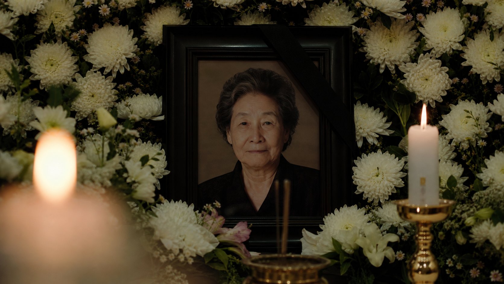 영정 리본 의미와 검은 리본 다는 방법
