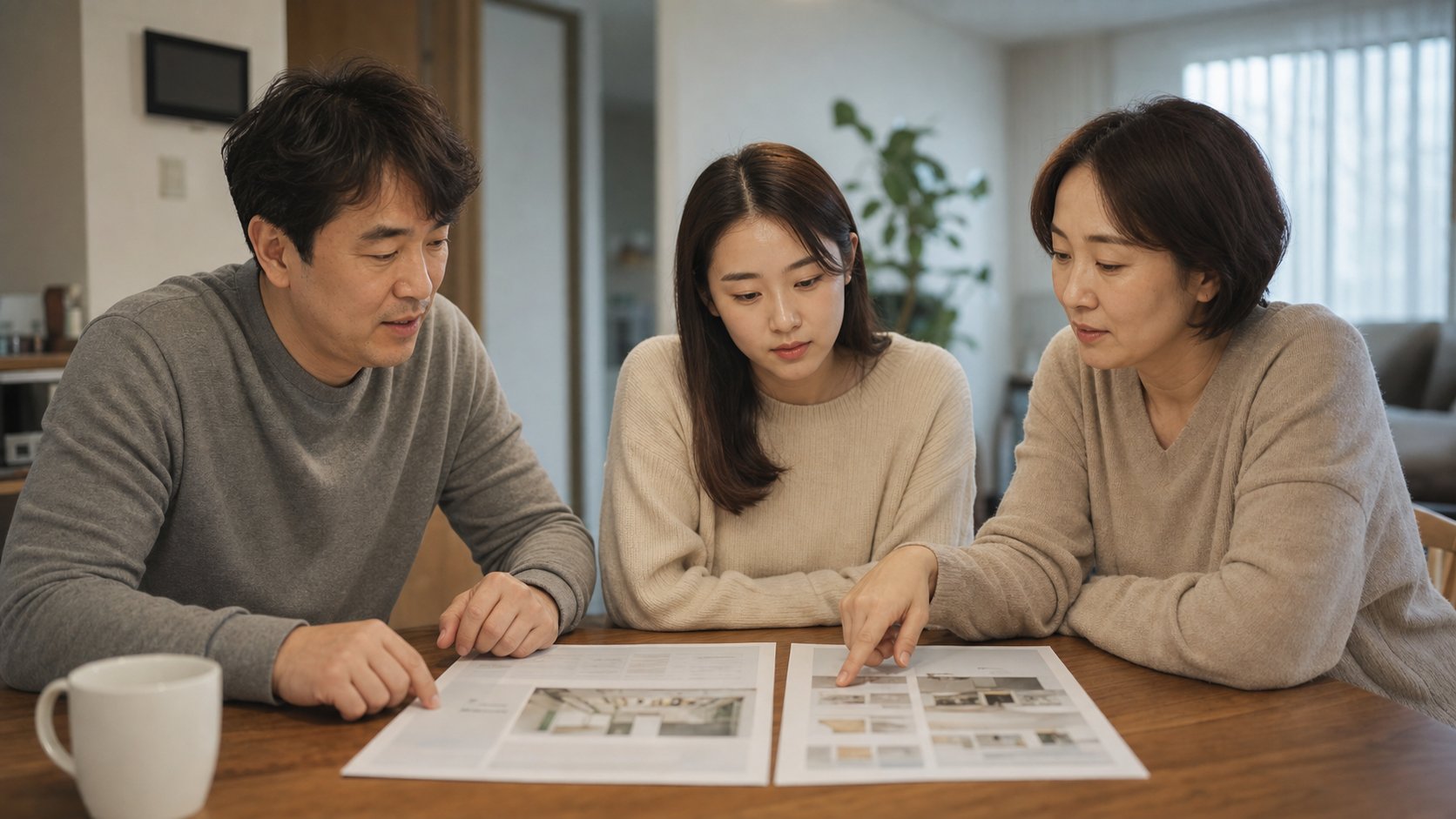 상조 견적과 장례식장 안내를 비교하는 가족
