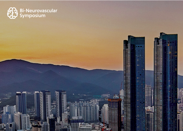 디자인펀치 제작 - Bi-Neurovascular Symposium 2023 Responsive Web/App 메인 비주얼 (모바일)