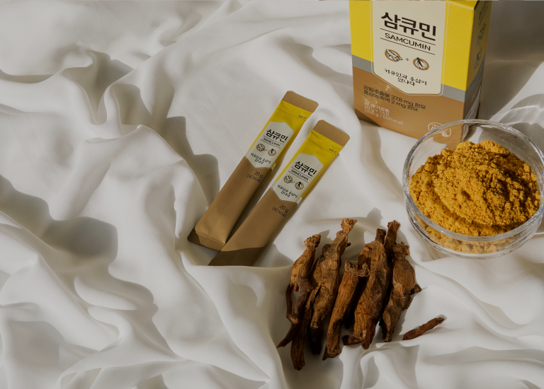 디자인펀치 제작 - 삼큐민 Shopping mall 메인 비주얼 (모바일)