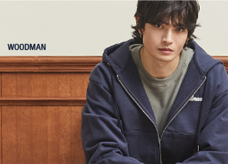 디자인펀치 제작 - 우드먼 Shopping mall 메인 비주얼 (모바일)