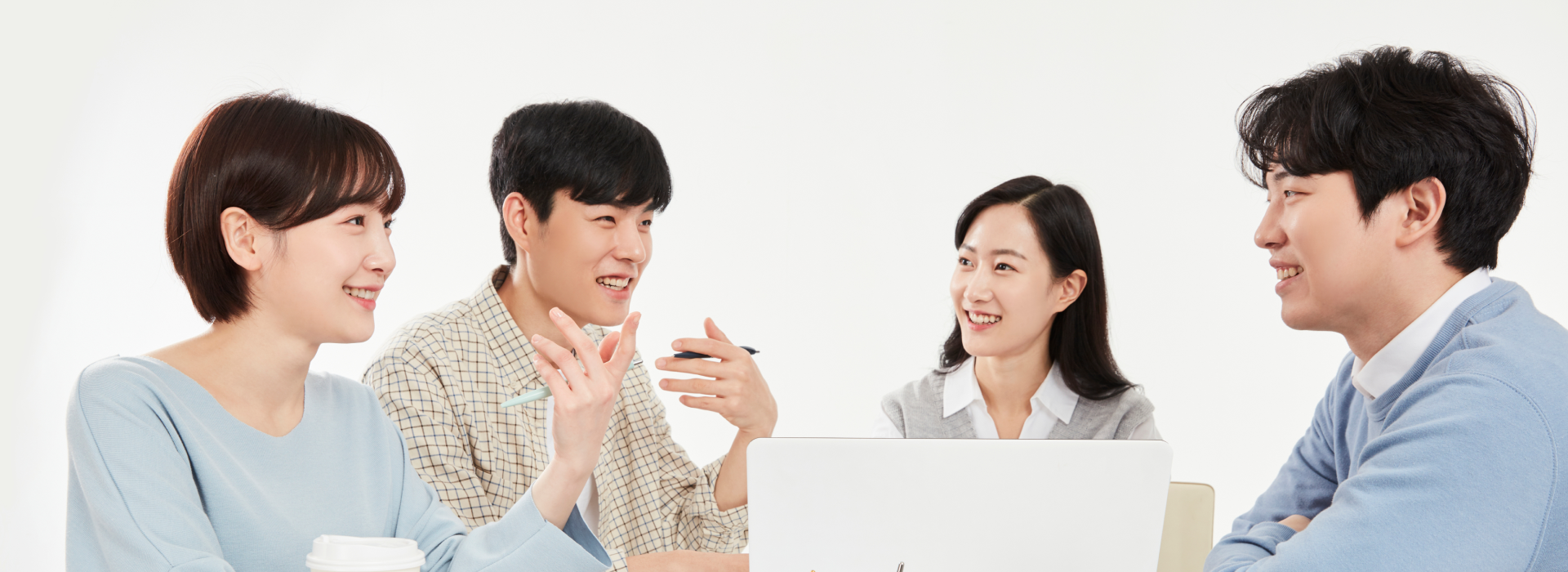 디자인펀치 제작 - 한국행동분석학회 Responsive Web/App 메인 비주얼 (PC)