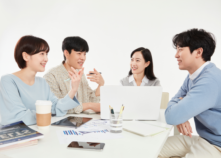디자인펀치 제작 - 한국행동분석학회 Responsive Web/App 메인 비주얼 (모바일)