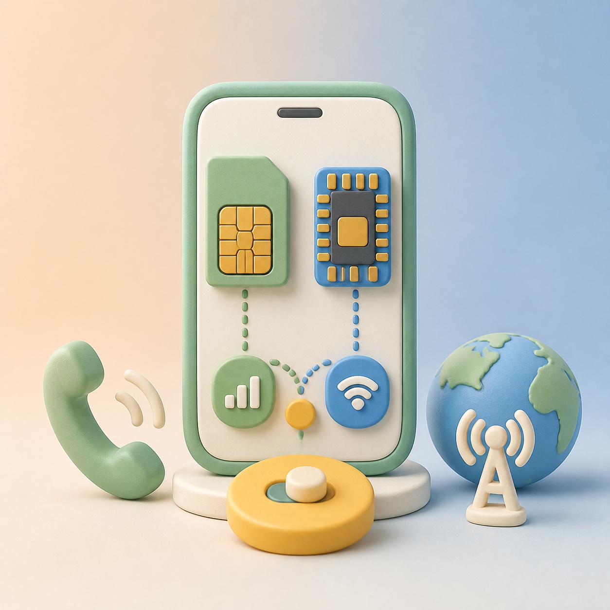 Dual SIM + eSIM: Data and Call Settings